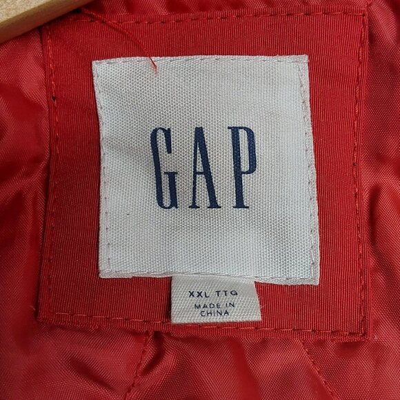Men's XXL GAP red winter coat with hood - NEW, never worn - Picture 3 of 4